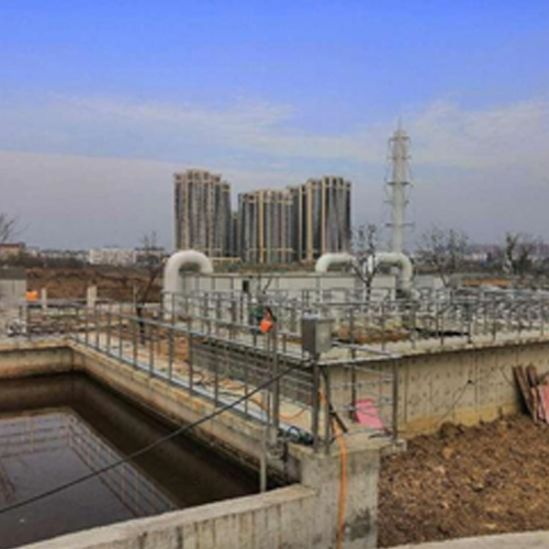 肥東縣撮鎮鎮40000噸污水處理廠設備安裝